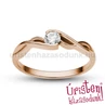 E104RB18 - GYÉMÁNT:  0.18 CT (=3.6mm Ø) Eljegyzési Gyűrű