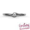 E105FB07 - GYÉMÁNT:  0.07 CT (=2.6mm Ø) Eljegyzési Gyűrű