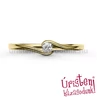 E105SB08 - GYÉMÁNT:  0.08 CT (=2.7mm Ø) Eljegyzési Gyűrű