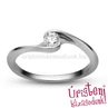 E106FB20 - GYÉMÁNT:  0.20 CT (=3.7mm Ø) Eljegyzési Gyűrű