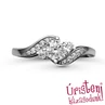 E107FB64 - GYÉMÁNT:  0.64 CT (5.0mm Ø) Eljegyzési Gyűrű