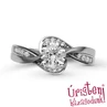 E108FB86 - GYÉMÁNT:  0.86 CT (5.5 mm Ø) Eljegyzési Gyűrű