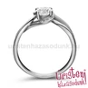 E108FB86 - GYÉMÁNT:  0.86 CT (5.5 mm Ø) Eljegyzési Gyűrű