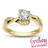 E108SB86 - GYÉMÁNT:  0.86 CT (5.5 mm Ø) Eljegyzési Gyűrű