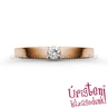 E10RB10 - GYÉMÁNT:  0.10 CT (=2.9mm Ø) Eljegyzési Gyűrű