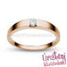 E10RB10 - GYÉMÁNT:  0.10 CT (=2.9mm Ø) Eljegyzési Gyűrű