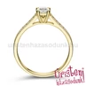E111SB62 - GYÉMÁNT:  0.62 CT (4.5 mm Ø) Eljegyzési Gyűrű