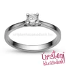 E113FB27 - GYÉMÁNT:  0.27 CT (=4.1mm Ø) Eljegyzési Gyűrű