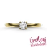 E113SB27 - GYÉMÁNT:  0.27 CT (=4.1mm Ø) Eljegyzési Gyűrű