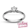 E114FB35 - GYÉMÁNT:  0.35 CT (=4.5mm Ø) Eljegyzési Gyűrű