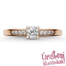 E115RB35 - GYÉMÁNT:  0.35 CT (4.0mm Ø) Eljegyzési Gyűrű
