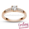 E115RB35 - GYÉMÁNT:  0.35 CT (4.0mm Ø) Eljegyzési Gyűrű
