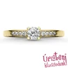 E115SB35 - GYÉMÁNT:  0.35 CT (4.0mm Ø) Eljegyzési Gyűrű