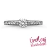 E118FB49 - GYÉMÁNT:  0.49 CT (4.1mm Ø) Eljegyzési Gyűrű