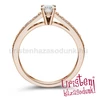 E118RB45 - GYÉMÁNT: 0,45ct (3,9mm Ø) Eljegyzési Gyűrű