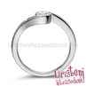 E119FB41 - GYÉMÁNT:  0.41 CT (4.5mm Ø) Eljegyzési Gyűrű