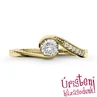 E119SLB41 - LABOR GYÉMÁNT: 0.41ct (4.5mm Ø) Eljegyzési Gyűrű