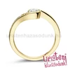 E119SLB41 - LABOR GYÉMÁNT: 0.41ct (4.5mm Ø) Eljegyzési Gyűrű
