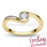 E119SLB41 - LABOR GYÉMÁNT: 0.41ct (4.5mm Ø) Eljegyzési Gyűrű