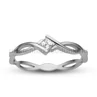 E11FB14 - GYÉMÁNT:  0.14 CT (3.0 mm Ø) Eljegyzési Gyűrű
