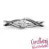 E120FB32 - GYÉMÁNT:  0.32 CT (=4.3mm Ø) Eljegyzési Gyűrű