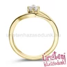 E120SB35 - GYÉMÁNT: 0,35ct (4,5mm Ø) Eljegyzési Gyűrű