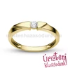 E12SB11 - GYÉMÁNT:  0.11 CT (=3.0mm Ø) Eljegyzési Gyűrű