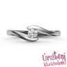 E14FB18 - GYÉMÁNT:  0.18 CT (=3.6mm Ø) Eljegyzési Gyűrű