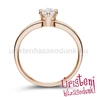 E17RB50 - GYÉMÁNT:  0.50 CT (4.5mm Ø) Eljegyzési Gyűrű