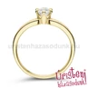 E17SB50 - GYÉMÁNT:  0.50 CT (4.5mm Ø) Eljegyzési Gyűrű