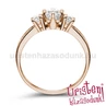 E18RB80 - GYÉMÁNT:  0.80 CT (4.75mm Ø) Eljegyzési Gyűrű