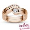 E204RB35 - GYÉMÁNT:  0.35 CT (4.0 mmØ) Eljegyzési Gyűrű