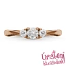 E208RB33 - GYÉMÁNT:  0.33 CT (3.75 mm Ø) Eljegyzési Gyűrű
