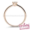 E209RB17 - GYÉMÁNT:  0.17 CT (3.55 mm Ø) Eljegyzési Gyűrű