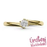 E209SB17 - GYÉMÁNT:  0.17 CT (3.55 mm Ø) Eljegyzési Gyűrű