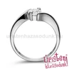 E20FB70 - GYÉMÁNT:  0.70 CT (=5.5mm Ø) Eljegyzési Gyűrű