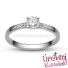 E210FB39 - GYÉMÁNT:  0.39 CT (4.5 mmØ) Eljegyzési Gyűrű