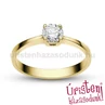 E21SB50 - GYÉMÁNT:  0.50 CT (=5.0mm Ø) Eljegyzési Gyűrű