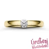 E22SB26 - GYÉMÁNT:  0.26 CT (=4.05mm Ø) Eljegyzési Gyűrű