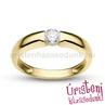 E22SB26 - GYÉMÁNT:  0.26 CT (=4.05mm Ø) Eljegyzési Gyűrű