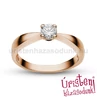 E23RB30 - GYÉMÁNT:  0.30 CT (=4.2mm Ø) Eljegyzési Gyűrű