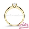 E23SB27 - GYÉMÁNT:  0.27 CT (=4.1mm Ø) Eljegyzési Gyűrű