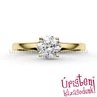 E24SB70 - GYÉMÁNT:  0.70 CT (=5.5mm Ø) Eljegyzési Gyűrű