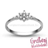 E306FB16 - GYÉMÁNT:  0.16 CT (1.5mm Ø) Eljegyzési Gyűrű