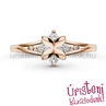 E308RB14 - GYÉMÁNT:  0.14 CT (2.0mm Ø) Eljegyzési Gyűrű