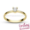 E309SB16 - GYÉMÁNT:  0.16 CT (=3.5mm Ø) Eljegyzési Gyűrű