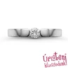 E310FB16 - GYÉMÁNT:  0.16 CT (=3.5mm Ø) Eljegyzési Gyűrű