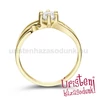 E318SB41 - GYÉMÁNT:  0.41 CT (4.5mm Ø) Eljegyzési Gyűrű
