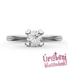 E319FLB40 Labor Gyémánt Eljegyzési gyűrű – 0.40 CT (=4.75 mm Ø)