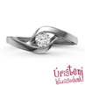 E326FB25 - GYÉMÁNT:  0.25 CT (=4.0mm Ø) Eljegyzési Gyűrű